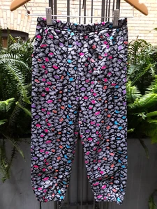 Lisa Frank Pants Children's Joggers Size Large Rainbow Leopard Print - Picture 1 of 17