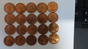 lot of  20  1975  1  Cent  Canadian Pennies Coins - Imagen 1 de 16