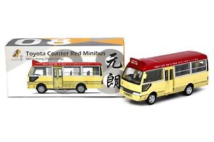 Tiny City 08 Die-cast 1/76 Model Car - Toyota Coaster Red Mini Bus (LT8286)