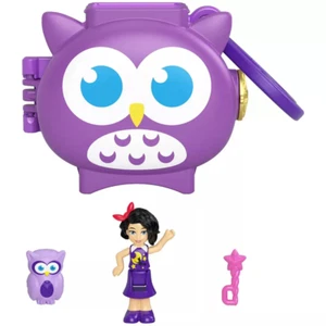 Juego compacto Polly Pocket Pet Connects apilable Owl - Imagen 1 de 6