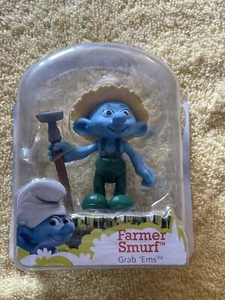 Farmer Smurf Figurine/Toy In Package - Package Is Missing The Backing - Picture 1 of 2