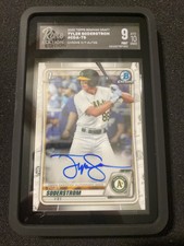2020 Bowman Chrome 1st Tyler Soderstrom, Rare Edition Graded 9, Auto 10
