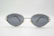 Vintage S. Silver AD016 Silver Oval Sunglasses Sunglass Glasses NOS