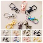 Plated Swivel Lobster Clasp Hooks Key Ring Connector Connecting Ring Keychain.