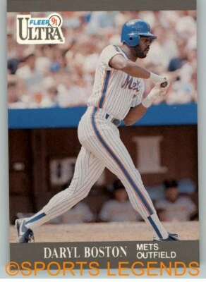 1991 MLB Fleer Ultra #211 Daryl Boston - Image 1 of 2