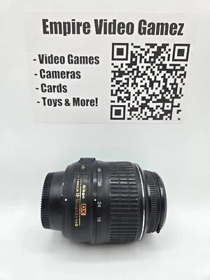 Nikon NIKKOR 18-55mm F/3.5-5.6G AF-S VR DX Camera Lens - Tested, Working - Image 1 of 4