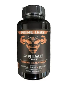 Prime Labs Organic Black Maca Root Capsules - 1200 mg Black Maca Extract 4/26 - Picture 1 of 2