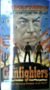 THE GUNFIGHTERS - VHS TAPE - 93 MINUTE RUN TIME / GEORGE KENNEDY / ART HINDLE - Picture 1 of 4