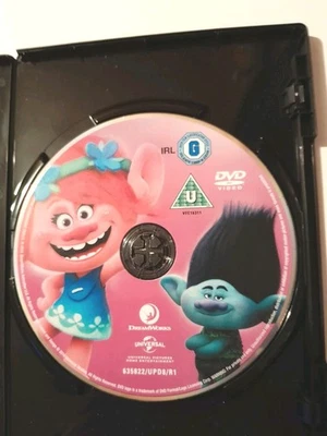 Trolls (DVD, 2018) Disc Only, No Case Or Cover. Justin Timberlake,Anna Kendrick. - Image 1 of 2