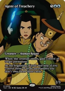1x Agent of Treachery Borderless Foil (Avatar: The Last Airbender Eternal Legal) - Picture 1 of 1