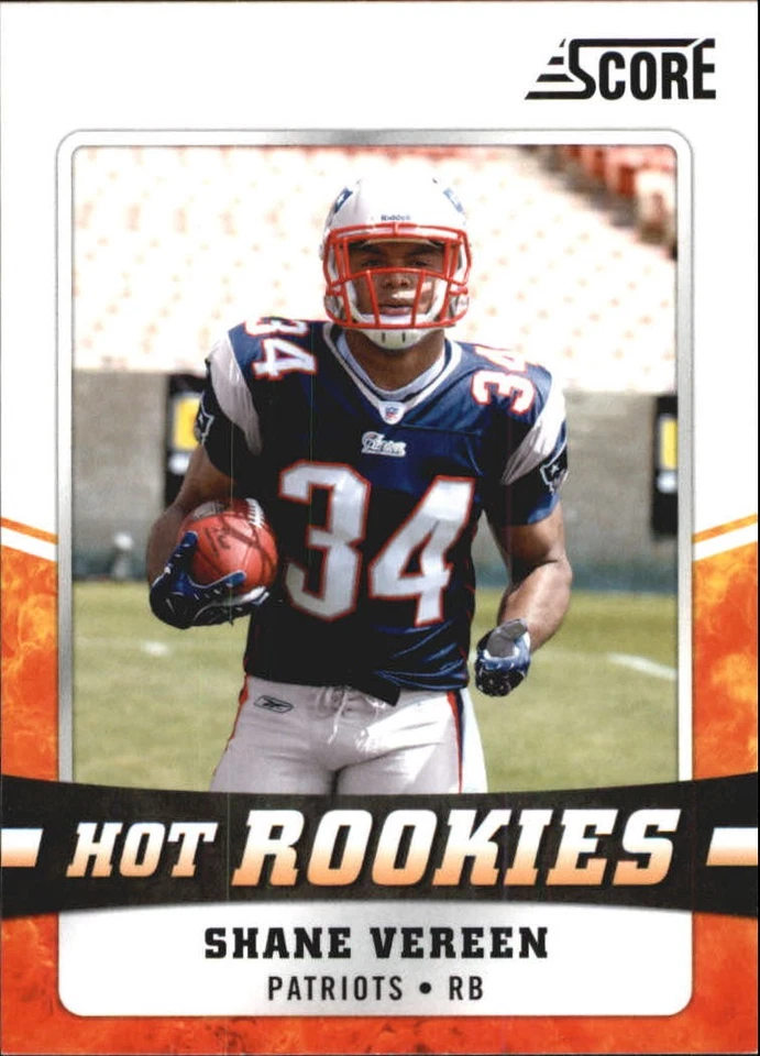 2011 Score Hot Rookies #25 Shane Vereen - FB - Image 1 of 2