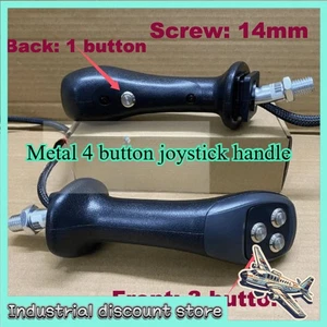 Metal 4 button joystick handle Excavator harvester modification new - Picture 1 of 4