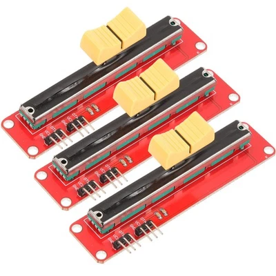  3 Pcs Potentiometer Schieberegler Gerades Schiebepotentiometer Gleitbrett - Bild 1 von 4