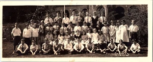 RPPC Postcard Class Picture Balboa Park San Diego 1928 - Picture 1 of 2