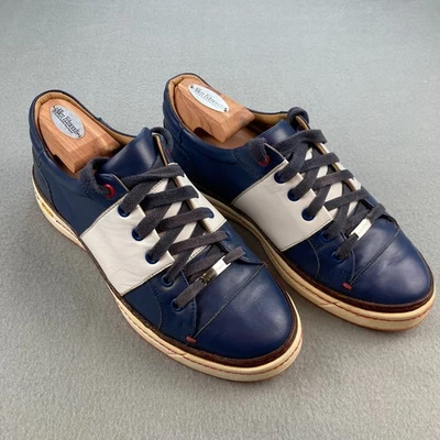 Zapatos de golf ROYAL ALBARTROSS para hombre sin clavos cuero azul italiano talla 7 Foto 1 de 4