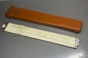 Vintage Keuffel & Esser K&E 4081-3 Log Log Duplex Decitrig Slide Rule & Case - Picture 1 of 15