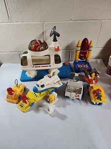 Estación Espacial Fisher Price 1984 Li’l Playmates Juego Set Lil Little NASA Naves - Imagen 1 de 9