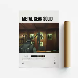 Metal Gear Solid (1998) Video Game Art Poster / Print - Picture 1 of 5