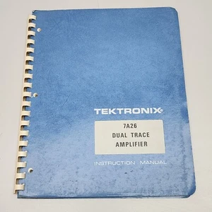 Tektronix 7A26 Dual Trace Amplifier Instruction Manual 070-1484-01 1972 - Picture 1 of 5