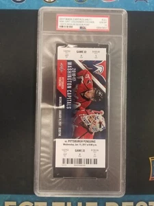 ALEX OVECHKIN 1000TH REGULAR SEASON POINT TICKET STUB PSA 10 CAPITALS 2017 - Bild 1 von 3