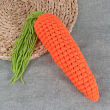 Adorable Vegetable Knitted Rattles for Babies