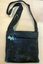 Radley Women's Black Leather Shoulder Cross Body Bag Handbag  3C