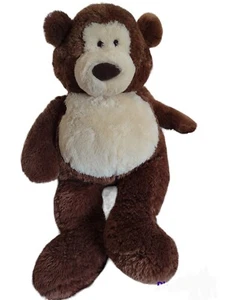 GUND Teddy BEAR LRG 32” Soft Plush Floppy Cuddly Pillow Shaggy Snuggly Vintage - Picture 1 of 3