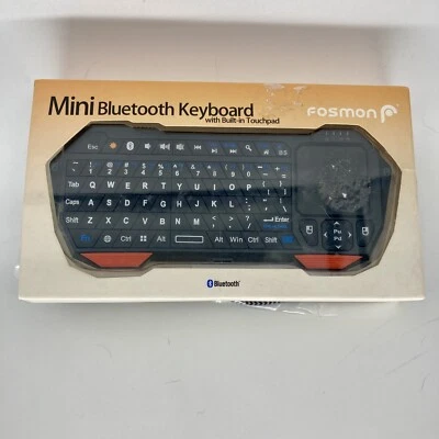 Fosmon 23022KB  Mini Portable Lightweight Wireless Bluetooth QWERTY Keyboard  - Image 1 of 3