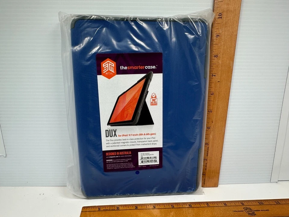 STM Dux rugged case for Apple iPad 5th/6th Gen (9.7 inch) - Black- New - Image 1 of 4