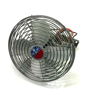 New NOS Chrome Defrost Fan 12V Kysor# 1299008 Bergstrom# 756360C 756600 - Foto 1 di 4