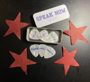 New Taylor Swift Collectible Speak Now (Taylor’s Version) 6 Piece Guitar Picks - Picture 1 of 2