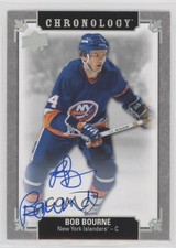 2019-20 Upper Deck Chronology Franchise History Bob Bourne #FH-NYI-BO Auto