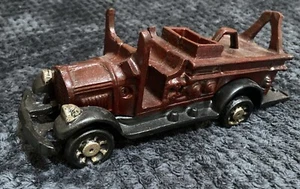 VINTAGE CAST IRON 10 “ L FIRE ENGINE TRUCK  Distressed - Picture 1 of 10