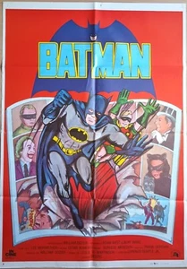 1966 Batman ORIGINAL Spanien '79 POSTER DC Comics Adam West & Burt Ward großartige Kunst! - Bild 1 von 2