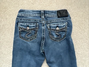 Silver Suki Slim Mid Rise Boot Cut Stretch Denim Jeans 29 x 31 in - Bild 1 von 14