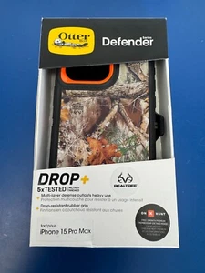 Coque OtterBox DEFENDER SERIES pour iPhone 15 Pro Max - Realtree Blaze Edge - Photo 1 sur 3