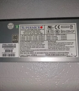 Supermicro PWS-1K62P-1R 1620W Server Power Supply 80 plus platinum - Picture 1 of 5