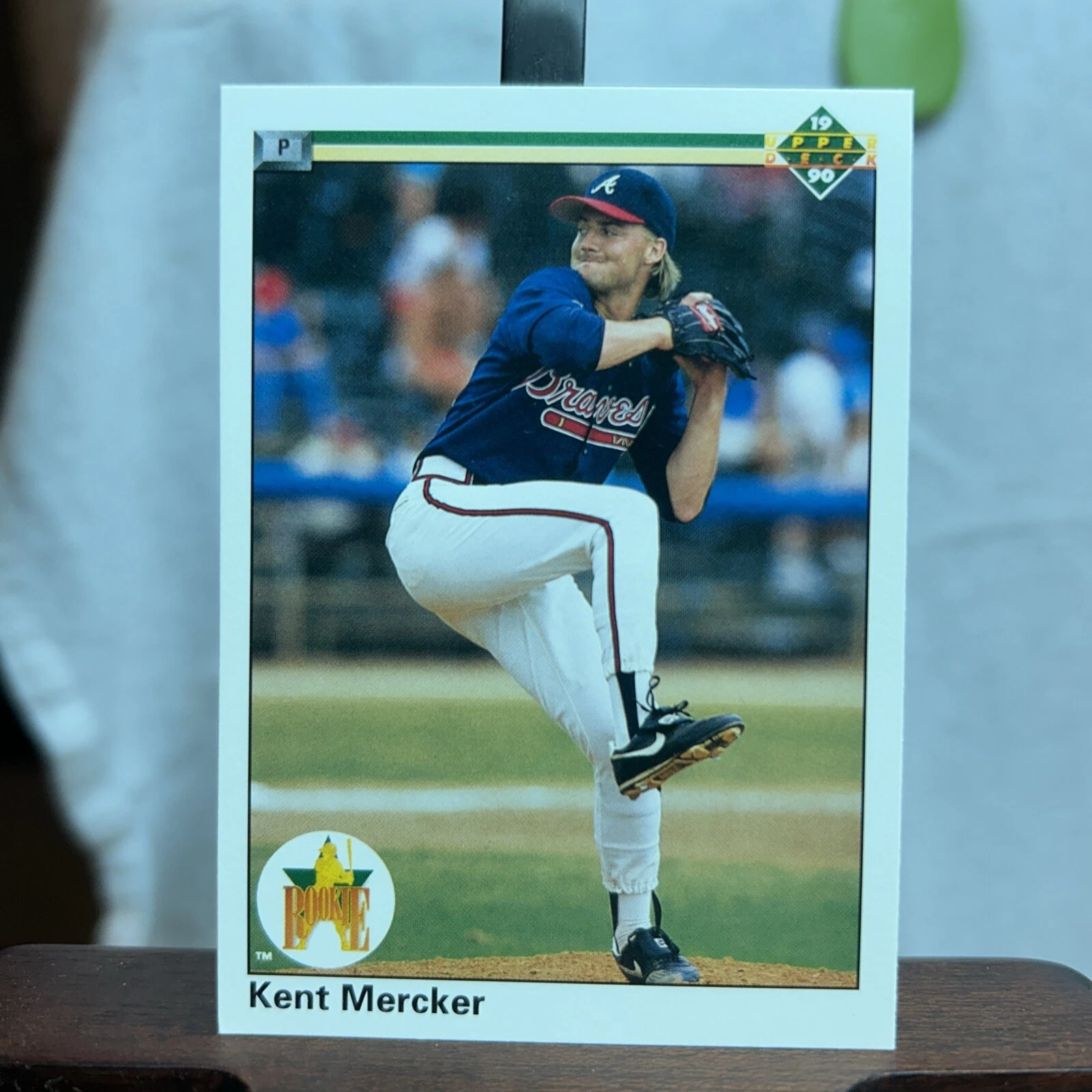 1990 Upper Deck Kent Mercker Rookie Atlanta Braves RC #63