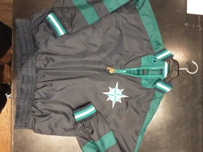 Vintage 90s Seattle Mariners Pro Player one Windbreaker Jacket Size Youth Large - Image 1 of 4