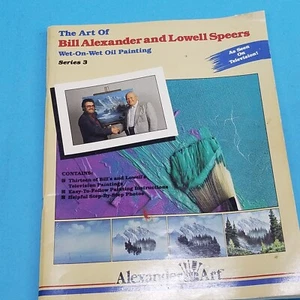 Rare The Art of Bill Alexander & Lowell Speers Wet/Wet Oil Painting 1988 Ser 3 - Bild 1 von 4