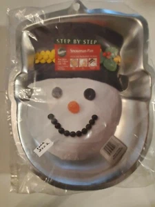 Sartén para pasteles coleccionable Wilton SNOWMAN #2105-2083 CON INSERTO ORIGINAL - Imagen 1 de 2