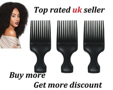 HAIR COMB Afro Tail Teasing Tint Barber wide teeth setting professional styling