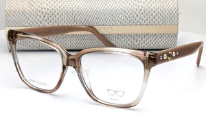 Jimmy Choo JC335 HR5 Striped Pink Cat Eye Womens Eyeglasses 54mm - Picture 1 of 7