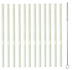 Pajitas de vidrio de vidrio de borosilicato resistente al calor - UG 2076 - Imagen 1 de 9