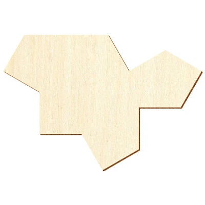 Holz EinStein V2 Kachel Puzzle - 3-50 cm Deko Basteln - Bild 1 von 4