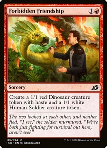X 1 Forbidden Friendship NM Ikoria Lair of Behemoths IKO 119 MTG Magic - Picture 1 of 2