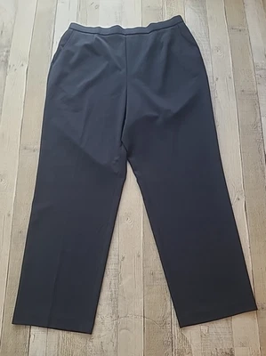 Briggs Pants Women's Sz 18W Navy Blue Pull On Pockets Elastic Waist Casual - Image 1 of 4