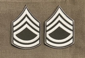 US Army SFC/E7 Rank (2) AGSU Male Sergeant First Class Green Service Uniform - Picture 1 of 1