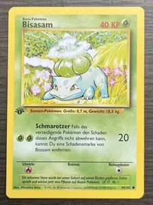1st Edition GERMAN Bulbasaur 44/102 Pokemon TCG WOTC Base Set MINT - Picture 1 of 2