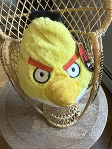 Angry Birds Chuck Plush 5” 2012 Commonwealth Yellow Bird w/ Tags Rovio No Sound - Picture 1 of 9